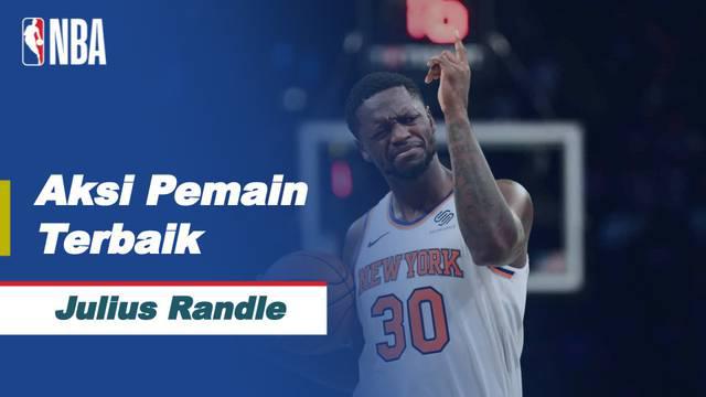 Berita video beragam aksi dari Julius Randle, bintang New York Knicks yang terpilih menjadi pemain terbaik di NBA musim reguler 2021/2022 hari ini, Rabu (5/1/2022) pagi hari WIB.