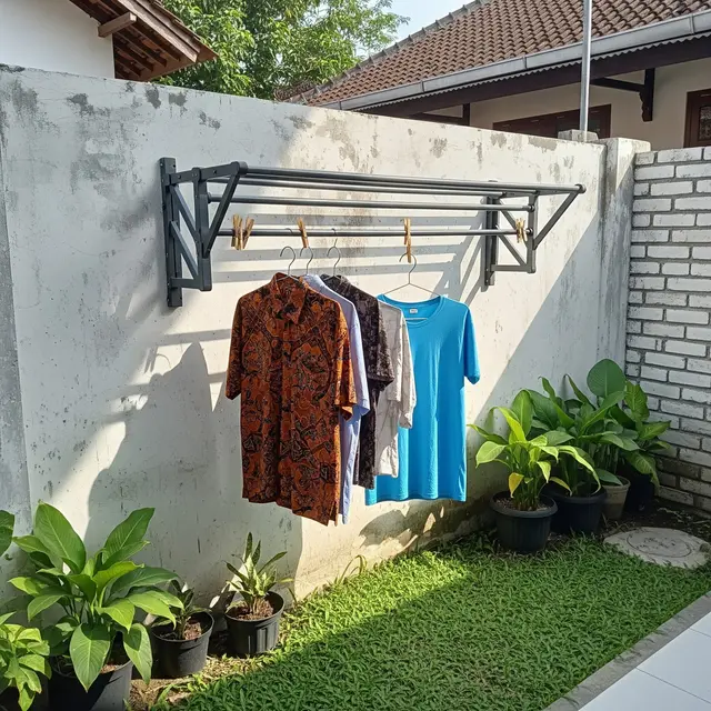 9 Model Area Jemur yang Tetap Efektif Meski Tanpa Sinar Matahari Langsung