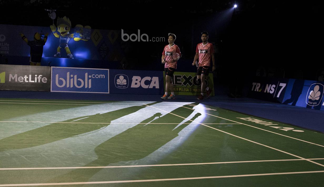 Tontowi Ahmad/Liliyana Natsir menjadi satu-satunya wakil Indonesia yang berhasil menembus babak final BCA Indonesia Open 2017. (Bola.com/Vitalis Yogi Trisna)