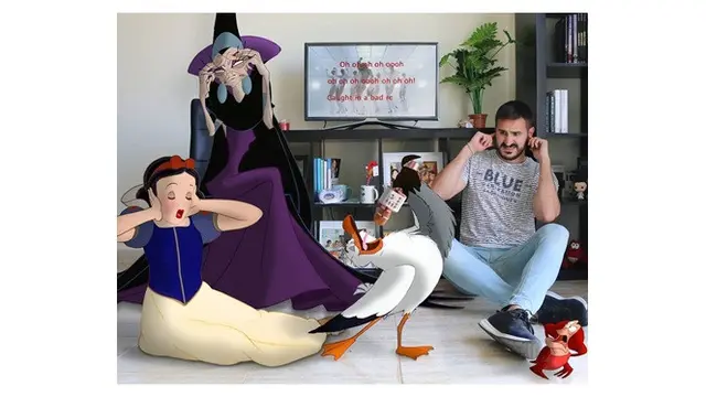 Pria Ini Edit Fotonya Bak Hidup Bersama Karakter Disney, 8 Hasilnya Mengagumkan