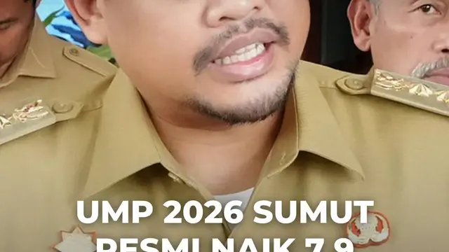 UMP 2026 Sumut Resmi Naik 7,9 Persen Jadi Rp 3,22 Juta