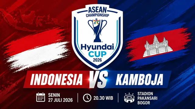 Jadwal Siaran Langsung Piala AFF 2026: Timnas Indonesia Vs Kamboja