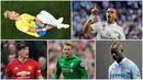 Aksi para pemain sepak bola mulai dari diving hingga selebrasi berlebihan akan membuat netizen bereaksi, berikut ini tujuh pemain yang sering dijadikan meme untuk bahan lelucon.