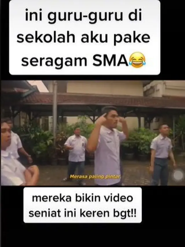 Bikin Konten Video, Aksi Para Guru Pakai Seragam SMA di Sekolah Ini Tuai Pujian