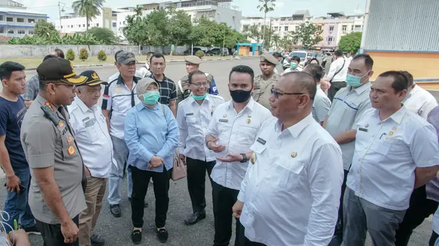 Plt Wali Kota Medan, Akhyar Nasution, dan Kapolrestabes Medan, Kombes Pol Jhonny Edisson Isir