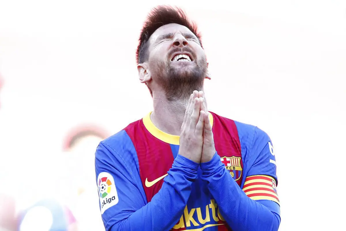FOTO: Ekspresi Lionel Messi CS Usai Gagal Membawa Barcelona Mengkudeta Atletico Madrid dari Puncak Klasemen Liga Spanyol