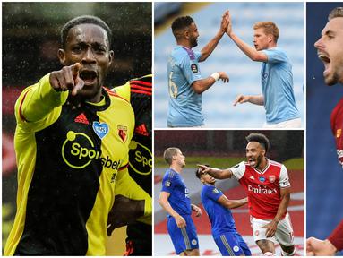Berikut ini ragam selebrasi gol yang menghiasi Premier League Pekan ke-34. Mulai dari Selebrasi