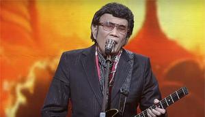 Rhoma Irama ikut memeriahkan Konser Raya 31 Indosiar Luar Biasa hari pertama, Sabtu (10/1), di Studio Emtek, Daan Mogot, Jakarta Barat. (dok)