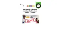 Cek Fakta judul berita Merdeka.com "Ma’ruf amin : Ekonomi meroket jika Presiden Jokowi 3 periode"