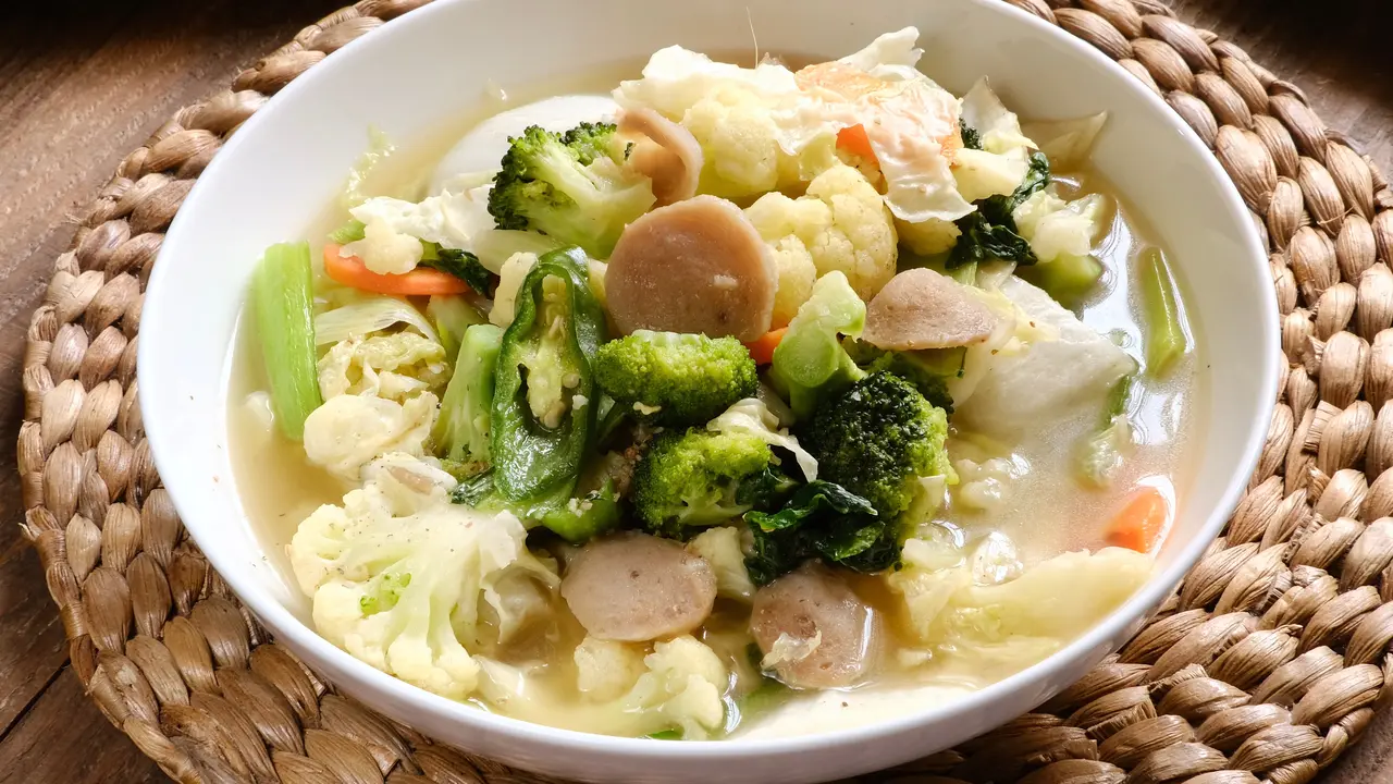 resep capcay kuah putih