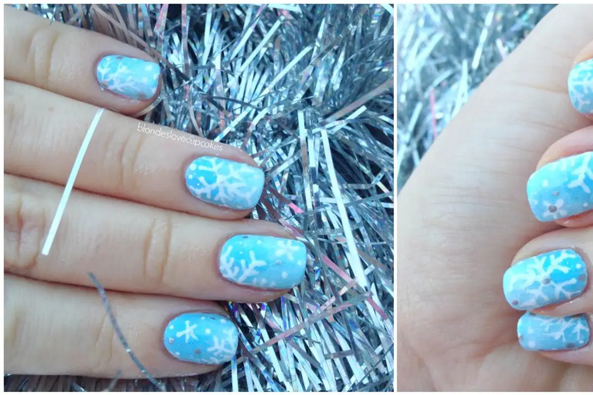 Tutorial Nail Art 'Frozen"