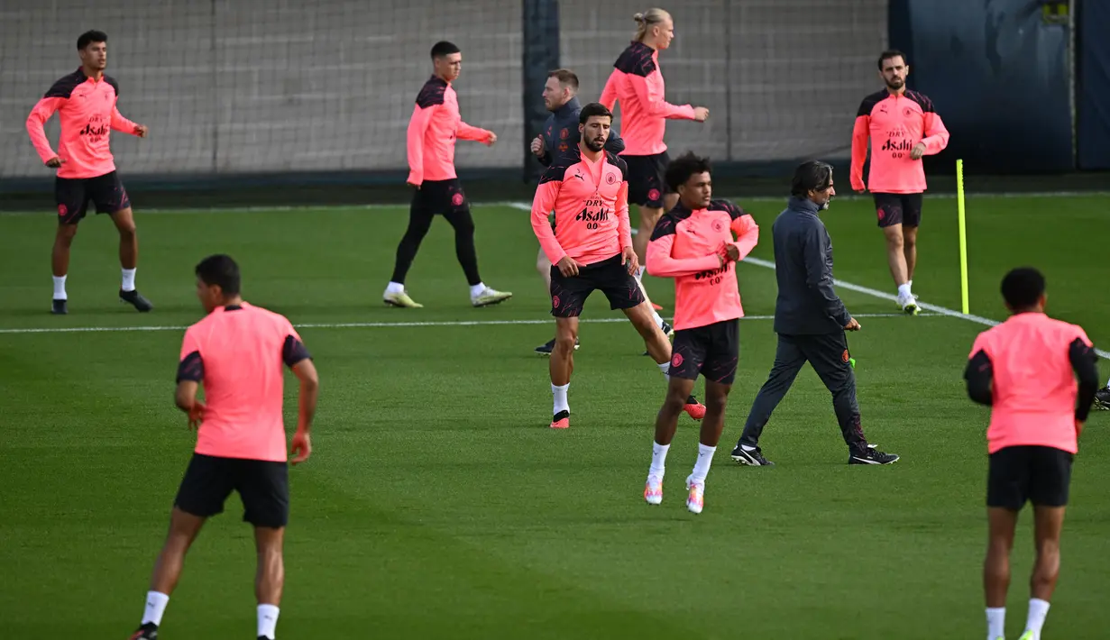 Man City berada di grup yang bisa dibilang mudah musim ini. (Paul ELLIS / AFP)