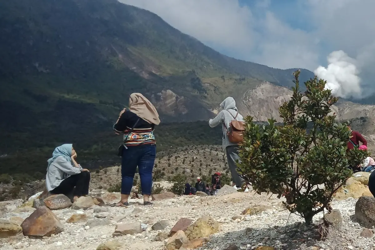 Kawasan taman wisata alam Gunung Papandayan Garut, Jawa Barat