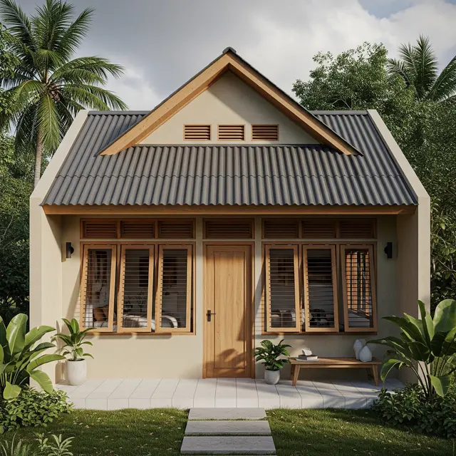 Model Rumah Kecil Ukuran 4x6 Meter dengan Budget Rp 100 Juta