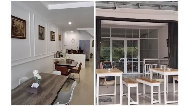 6 Potret Desain Warung Makan Eks Drummer Radja Seno Aji, Ada Fasilitas Studio Musik