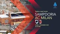 Sampdoria vs AC Milan (Liputan6.com/Abdillah)