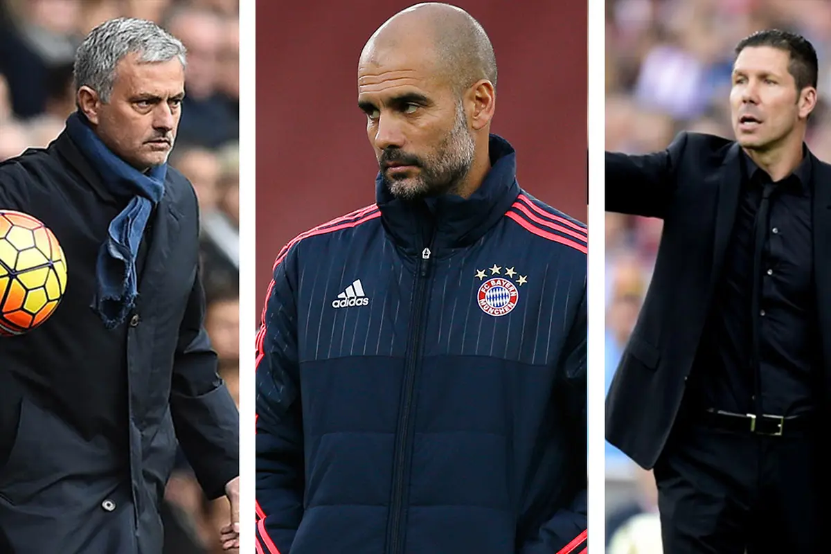 Jose Mourinho, Josep Guardiola, dan Diego Simeone