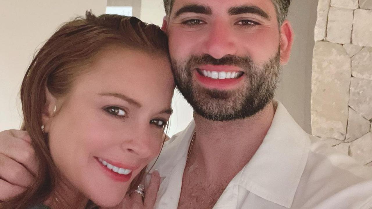 Lindsay Lohan dan Bader Shammas. (Instagram/ lindsaylohan)