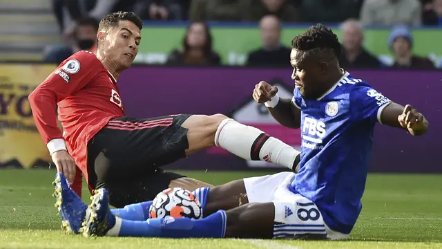 Foto: Barisan Belakang Kacau Balau, Manchester United Digasak Leicester City di Liga Inggris