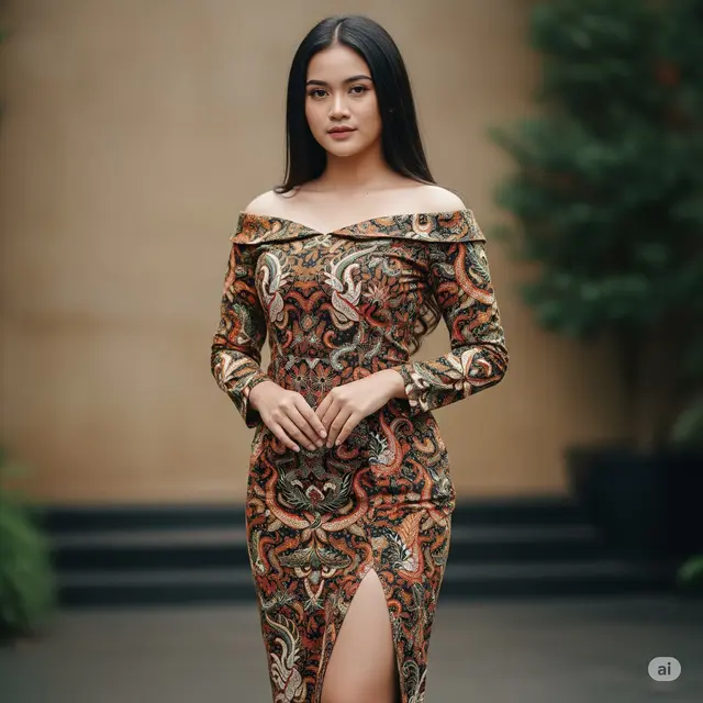 Model Batik Wanita Sabrina. Foto: Gemini