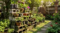 9 Cara Membuat Rak Pot dari Hebel Bekas, Estetik dan Ramah Lingkungan untuk Hunian Minimalis