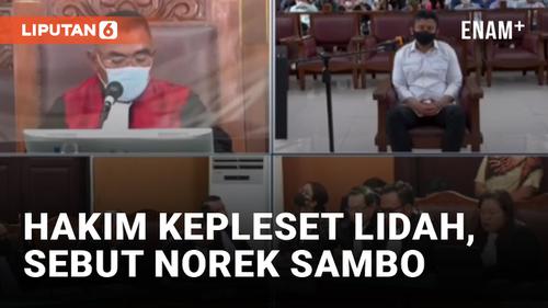 VIDEO: Waduh! Hakim Keceplosan Sebut Nomor Rekening Ferdy Sambo