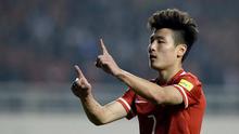 Striker tim nasional China, Wu Lei. (AFP)