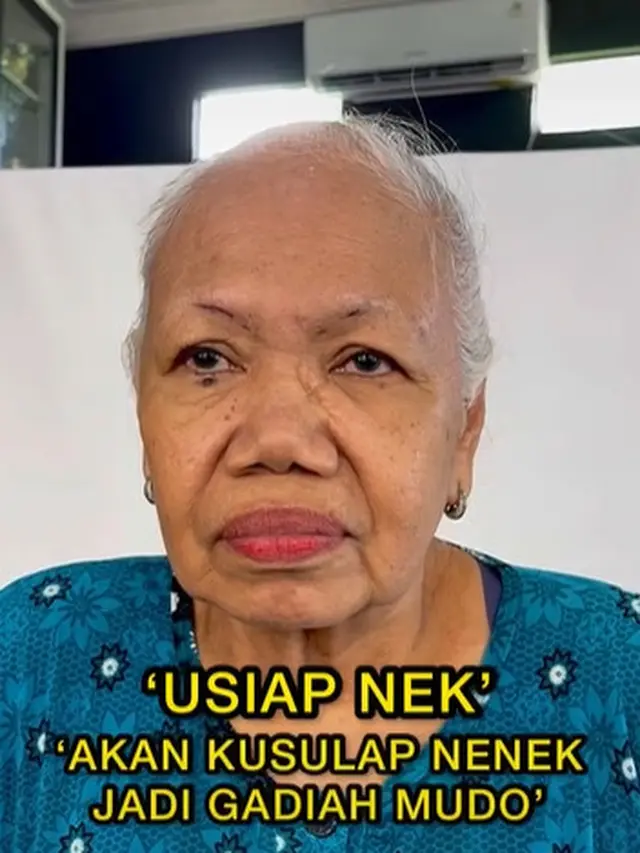 Viral MUA Ubah Wajah Nenek Bak Jadi Gadis, Hanya Pakai Ciput