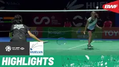 Berita video highlights final tunggal putri Spain Masters 2021, di mana wakil dari Indonesia, Putri Kusuma Wardani, menaklukkan pebulu tangkis Denmark, Line Christophersen, Minggu (23/5/2021).