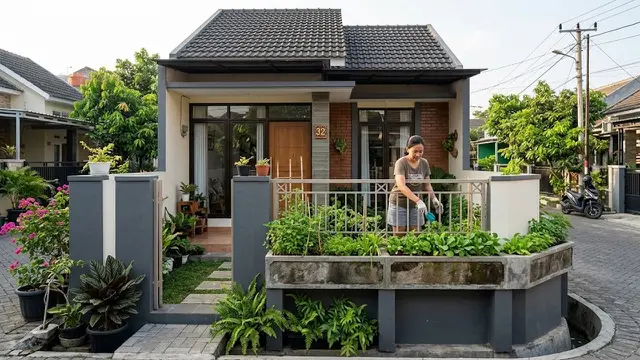 Desain Rumah dengan Taman Mini di Lahan Terbatas