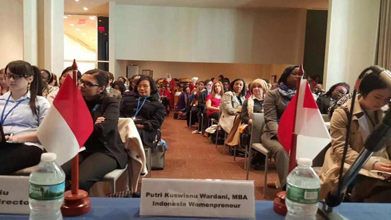 Presiden Director PT Mustika Ratu Tampil di UN Women Newyork
