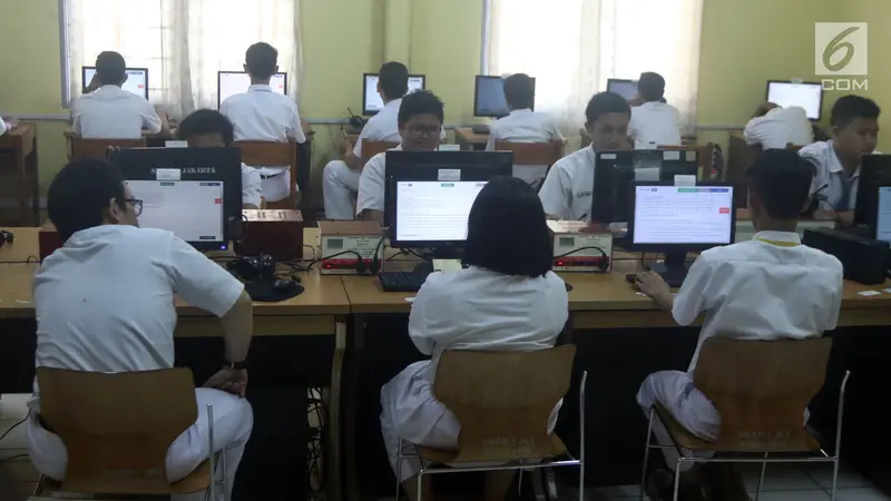 Pelaksanaan UNBK SMK di Jakarta