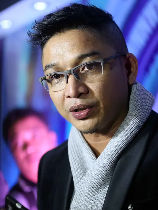 Band Ungu yang menjadi salah satu pengisi acara dikejutkan dengan kedatangan vokalisnya, Pasha. (Nurwahyunan/Bintang.com)