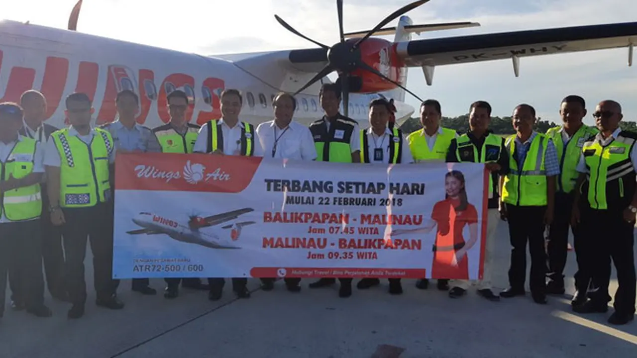 Jadi Rute Favorit, Wings Air Rute Balikpapan-Malinau Terbang Setiap Pagi
