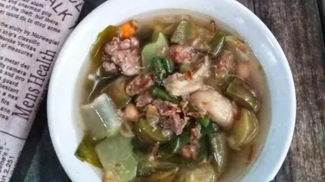 Resep sayur asam tetelan sapi. (dok. Cookpad @rubini_19097376)