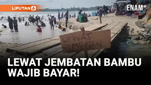 VIDEO: Pungli di Pantai Carita Bikin Wisatawan Geram