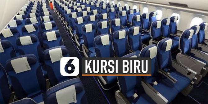 VIDEO: Alasan Kursi Pesawat Berwarna Biru