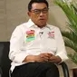 Wakil Ketua Tim Kampanye Nasional (TKN) Jokowi-Ma'ruf, Moeldoko saat di wawancarai KLY di Jakarta, Rabu (16/1). (Liputan6.com/Angga Yuniar)