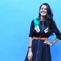 Memiliki tubuh tinggi, membuat Susan Sameh kurang percaya diri. Dengan postur tubuhnya itu, ia sering kali bungkuk. Selain itu, ia juga tidak berani menggunakan make-up terlalu tebal. (Adrian Putra/Bintang.com)