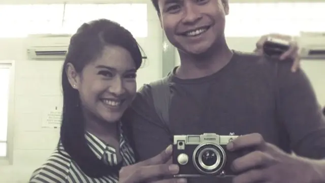 Dian Sastrowardoyo bersama Ryan Ogilvy (Instagram/therealdisastr)