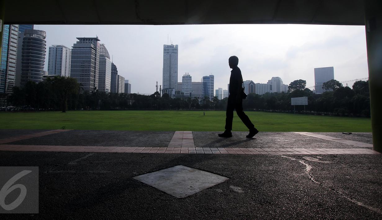 Suasana eks Senayan Golf Driving Range di Jakarta, (22/2). Pusat Pengelolaan Komplek Gelora Bung Karno (PPKGBK) mengambil alih Eks Senayan Golf Driving Range yang merupakan kawasan peninggalan nasional akan dijadikan RTH. (Liputan6.com/Angga Yuniar)