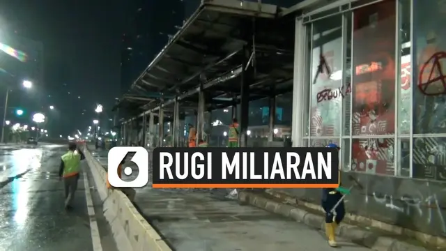 VIDEO: 25 Halte Rusak, PT Transjakarta Rugi Rp 65 Miliar
