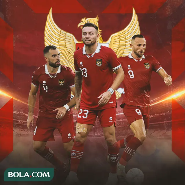 Timnas Indonesia - Trio Pemain Naturalisasi Timnas Indonesia di Piala AFF 2022