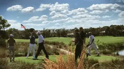 Main Golf, Trump Dikawal Sistem Rudal Avenger