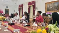 Jokowi tegaskan Munas urusan internal Golkar. (Intan Umbari/Merdeka.com)
