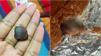 Seorang wanita menemukan potongan jari manusia di dalam cokelat batangan. (Sumber: Twitter/AsyrafRosli_)