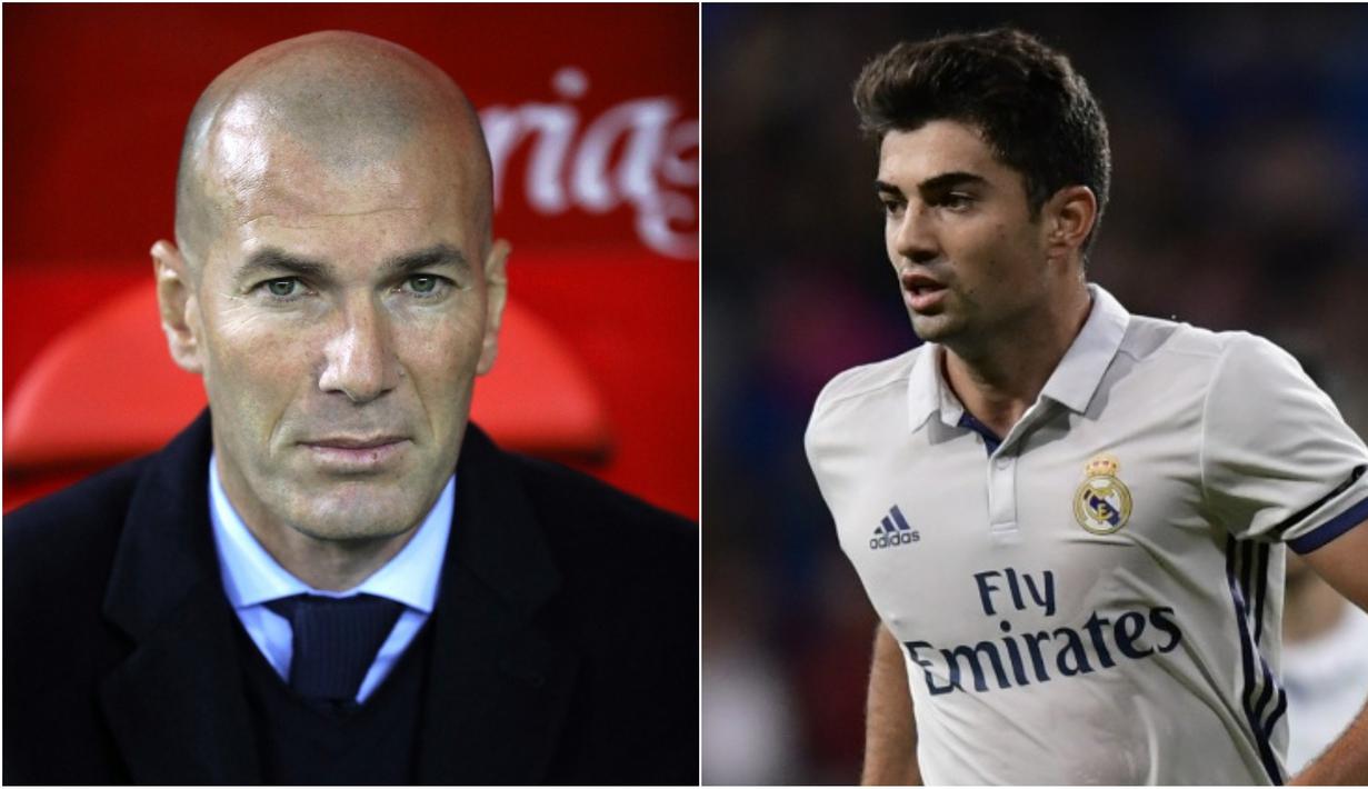 3. Zidane - Tahun 2014, Enzo mendapatkan promosi ke skuad utama Real Madrid B, tepat saat ayahnya Zinadine Zidane ditunjuk sebagai pelatih Real Madrid B. Pada masa itu ia mampu tampil impresif bersama Real Madrid B. (Kolase foto-foto AFP)
