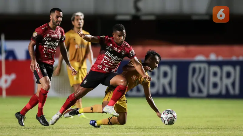 Foto: Atasi 10 Pemain Bali United, Bhayangkara FC ke Puncak Klasemen BRI Liga 1