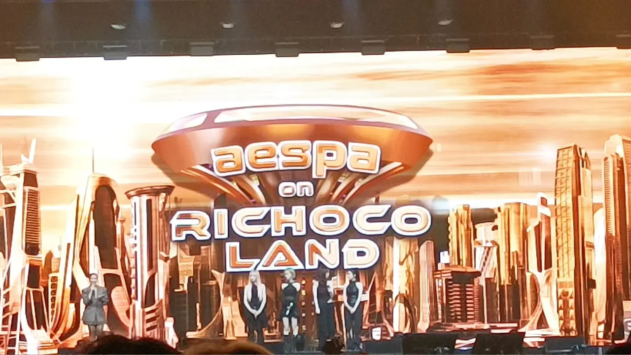 Meet and Greet Aespa on Richoco Land. (Naia Trianisa Pangestu/ Liputan6.com)