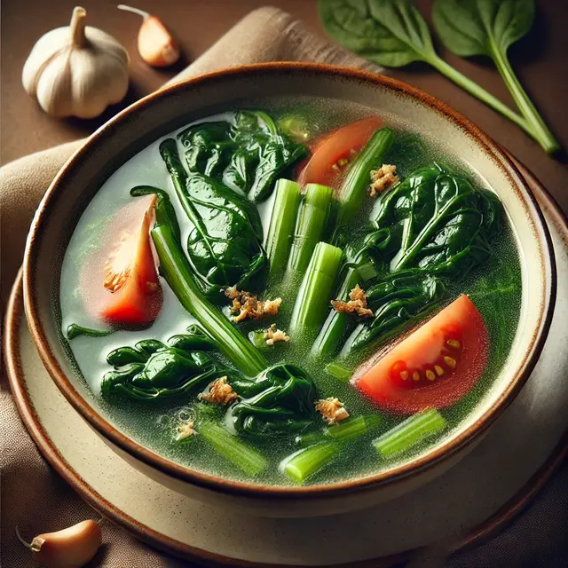 3. Sup Bening Kangkung